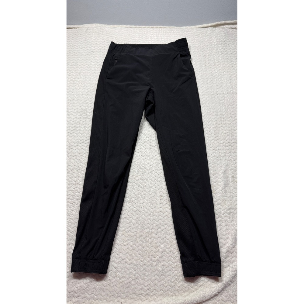 Athleta Brooklyn Jogger Black Stretch Active Travel Pants Womens 2